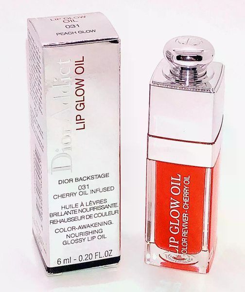 Олія-блиск для губ Dіоr Аddісt Lір Glоw Oіl, відтінок 031 Pech Glow, 6 мл mlk-1149 фото